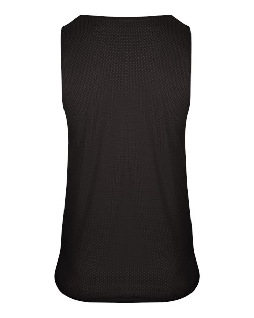 Women's Reversible Mesh Tank - Black/ White Back