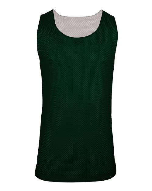 C2 Sport Women's Reversible Mesh Tank - Forest/ White Front