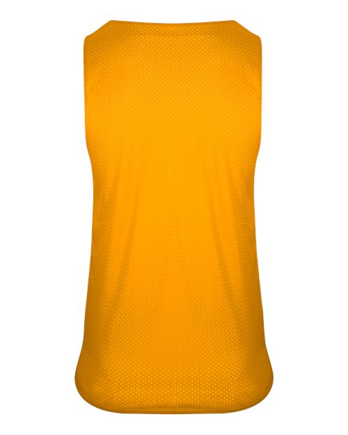 Women's Reversible Mesh Tank - Gold/ White Back