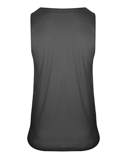 Women's Reversible Mesh Tank - Graphite/ White Back