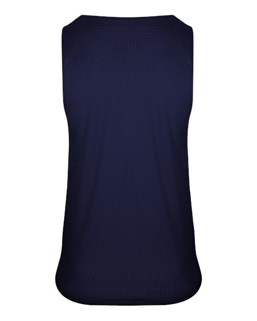 Women's Reversible Mesh Tank - Navy/ White Back