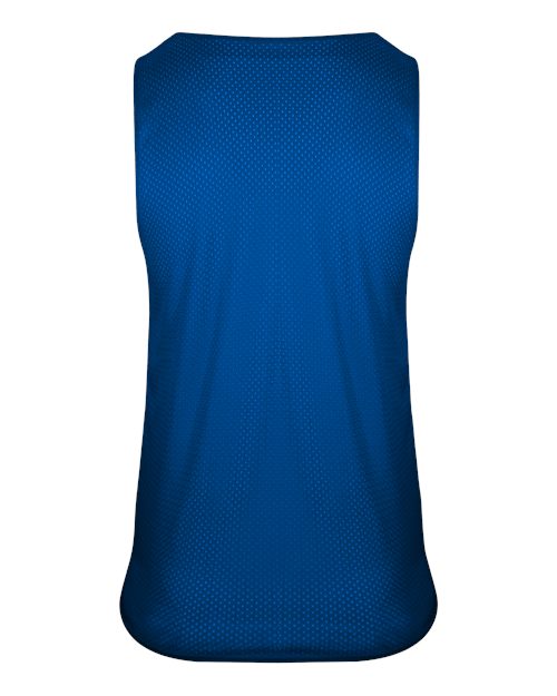 Women's Reversible Mesh Tank - Royal/ White Back
