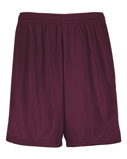Men's Modified 7" Mesh Shorts - Maroon Front