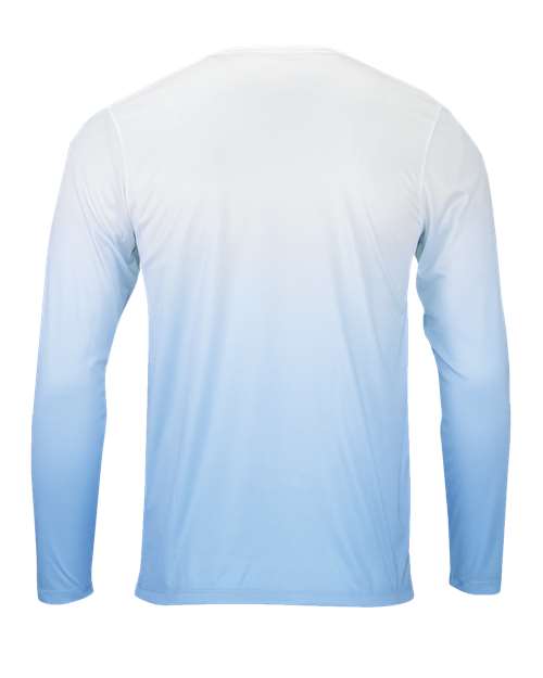 Men's Maui Performance Long Sleeve T-Shirt - Blue Mist Back