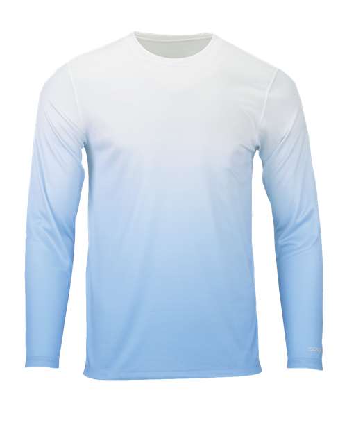 Men's Maui Performance Long Sleeve T-Shirt - Blue Mist Front