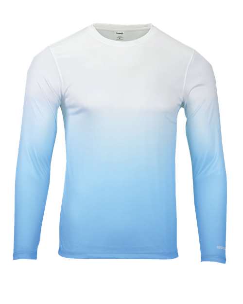 Men's Maui Performance Long Sleeve T-Shirt - Turquoise Front
