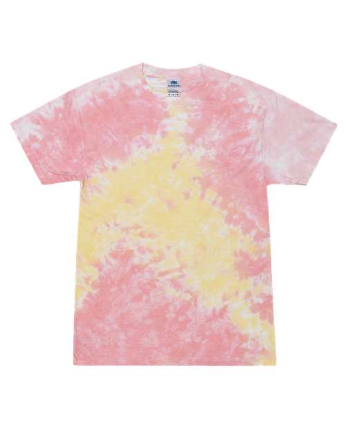 Youth Multi-Color Tie-Dyed T-Shirt - Funnel Cake Front
