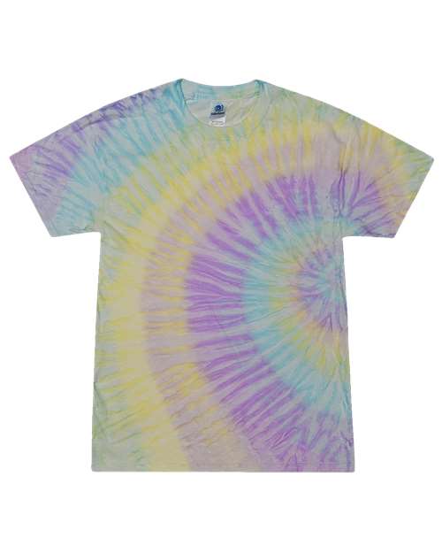Unisex Multi-Color Tie-Dyed T-Shirt - Mystique Front