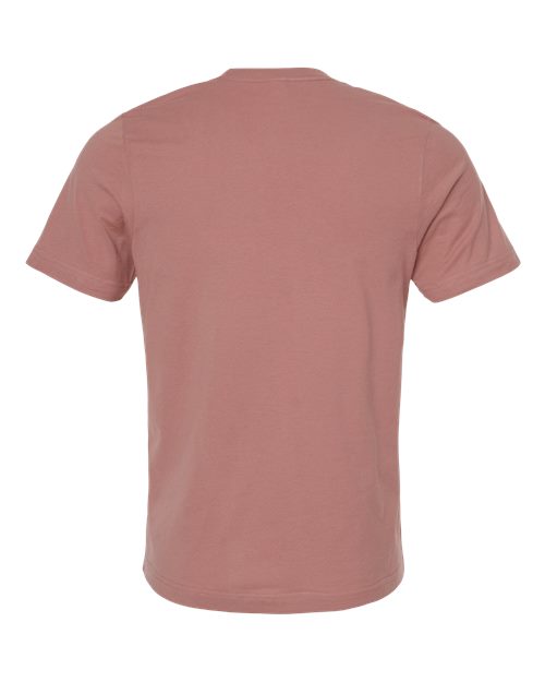 Combed Cotton T-Shirt - Mauve Back