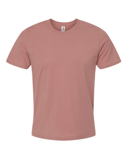 Combed Cotton T-Shirt - Mauve Front