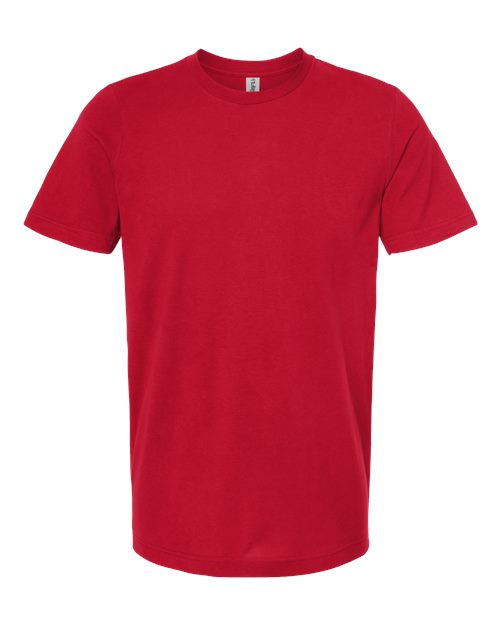 Tultex Combed Cotton T-Shirt - Red Front
