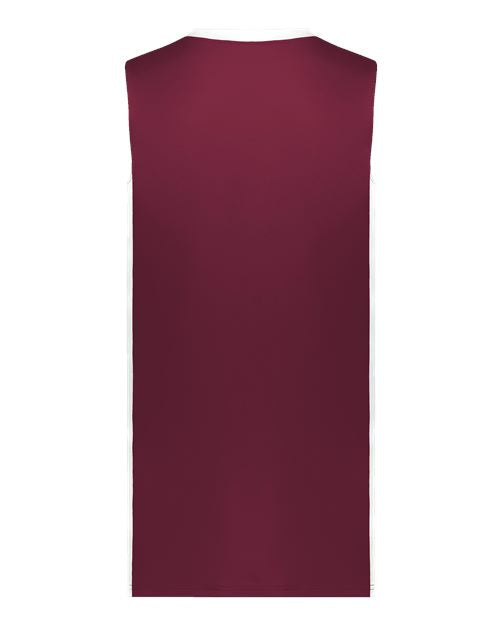 Men's Match-Up Basketball Jersey - Maroon/ White Back