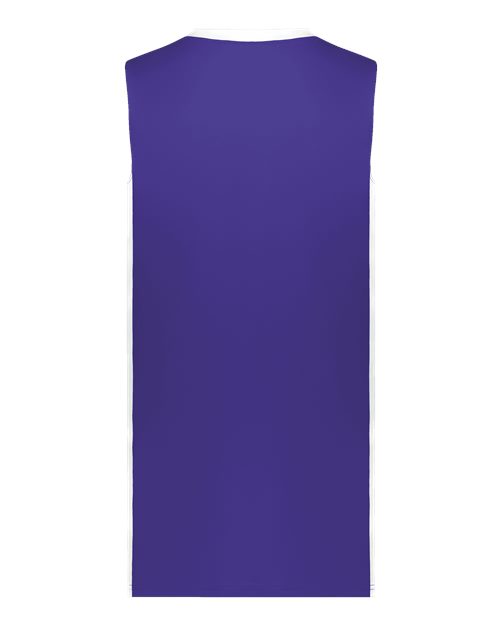Men's Match-Up Basketball Jersey - Purple/ White Back