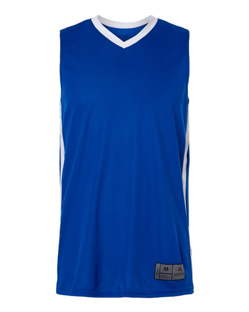 Men's Match-Up Basketball Jersey - Royal/ White Front