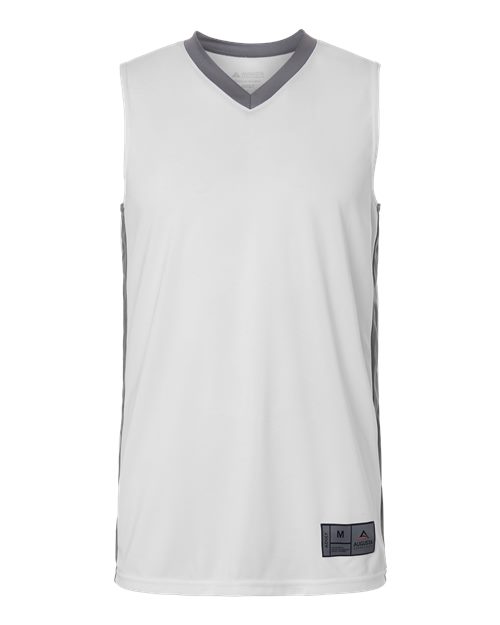 Men's Match-Up Basketball Jersey - White/ Graphite Front