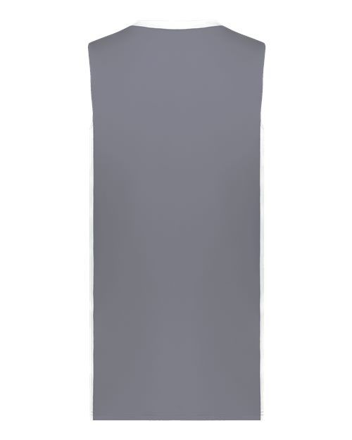 Youth Match-Up Basketball Jersey - Graphite/ White Back