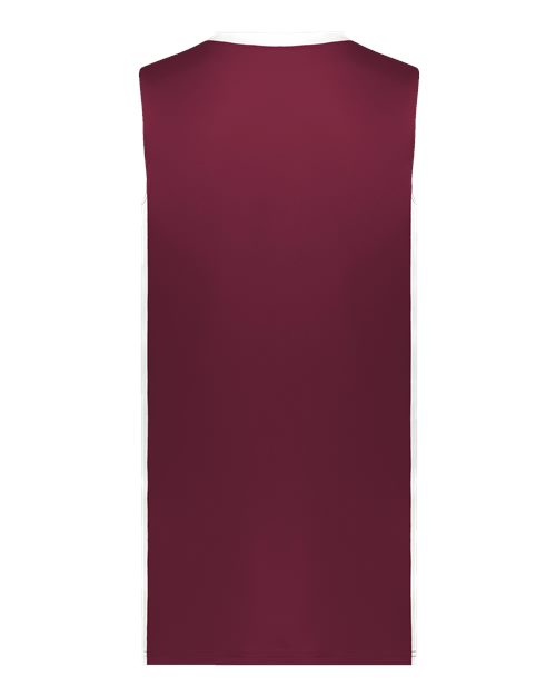Youth Match-Up Basketball Jersey - Maroon/ White Back