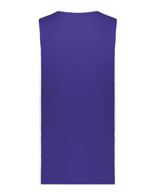 Youth Match-Up Basketball Jersey - Purple/ White Back