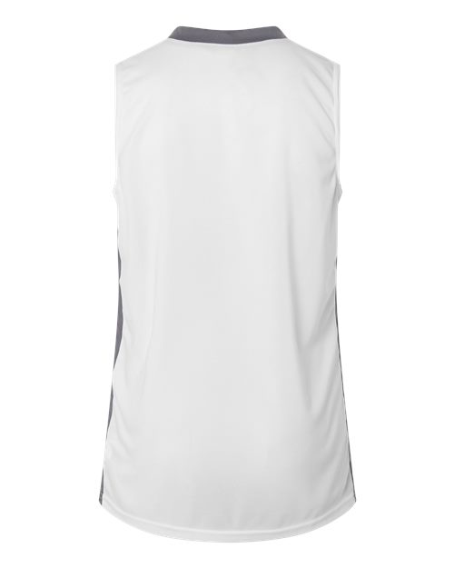 Youth Match-Up Basketball Jersey - White/ Graphite Back