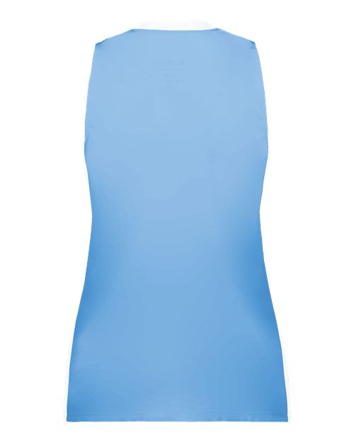 Women's Match-Up Basketball Jersey - Columbia Blue/ White Back