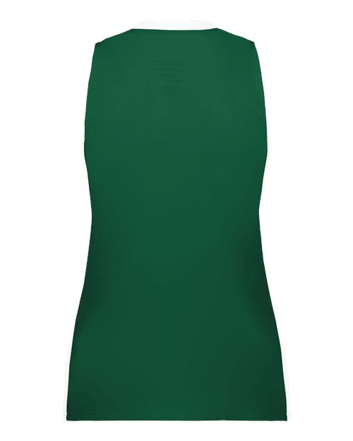 Women's Match-Up Basketball Jersey - Dark Green/ White Back
