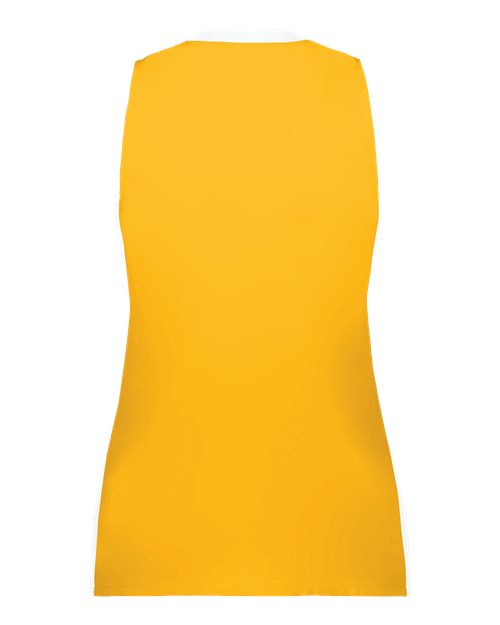 Women's Match-Up Basketball Jersey - Gold/ White Back