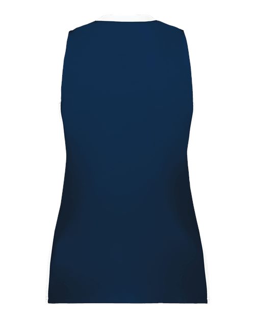 Women's Match-Up Basketball Jersey - Navy/ White Back