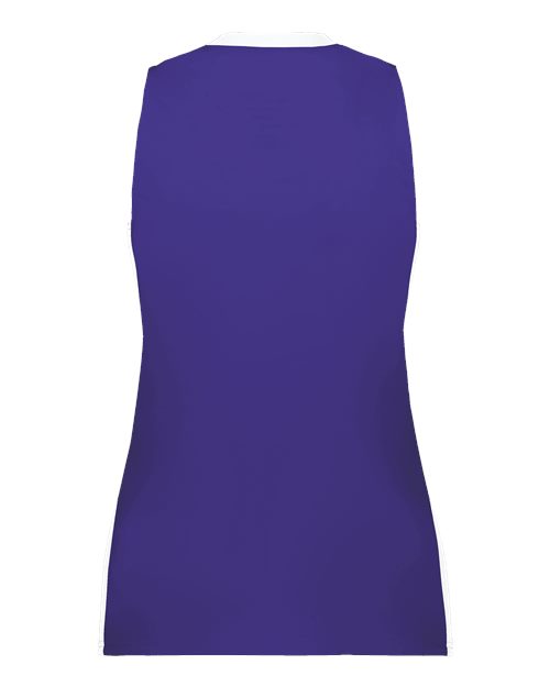 Women's Match-Up Basketball Jersey - Purple/ White Back