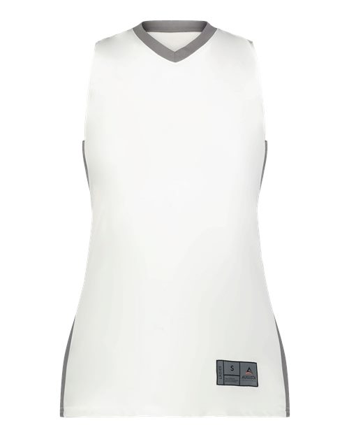 Women's Match-Up Basketball Jersey - White/ Graphite Front