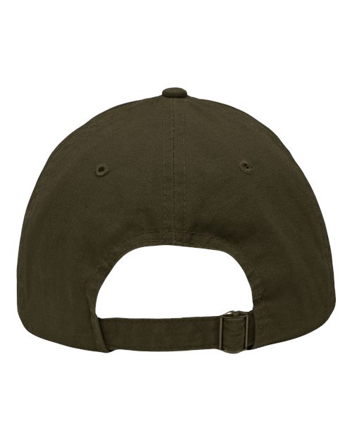 Dad Hat Fit - Brushed Dark Olive Green Back