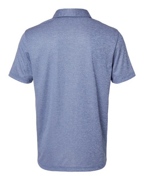 Men's Space Dyed Polo - Collegiate Royal Melange Back