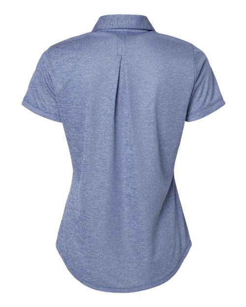 Women's Space Dyed Polo - Collegiate Royal Melange Back
