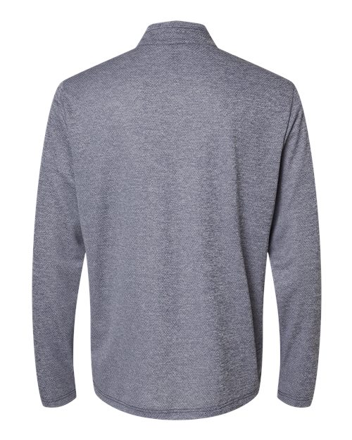 Men's Space Dyed Quarter-Zip Pullover - Collegiate Navy Melange Back
