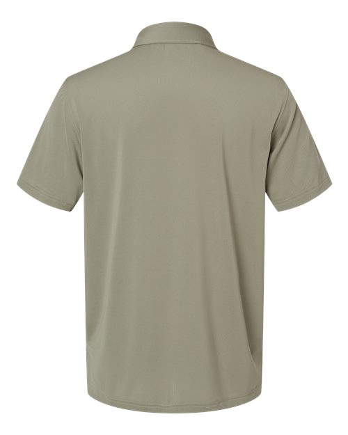 Men's Full Button Down Short Sleeve Shirt - Silver Pebble Back