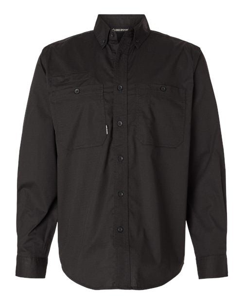 DRI DUCK Men's Craftsman Woven Shirt - Black Front