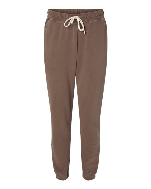 Unisex Garment-Dyed Lightweight Fleece Sweatpants - Espresso Front