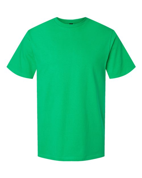 Unisex Softstyle® Midweight T-Shirt - Irish Green Front