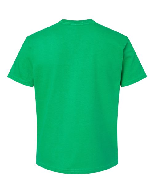 Youth Softstyle® Midweight T-Shirt - Irish Green Back