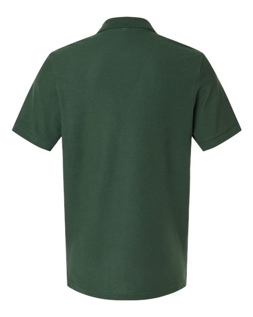 Unisex Hammer™ Pique Polo - Forest Green Back