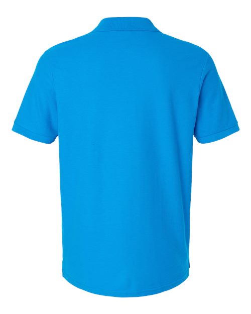 Unisex Hammer™ Pique Polo - Sapphire Back