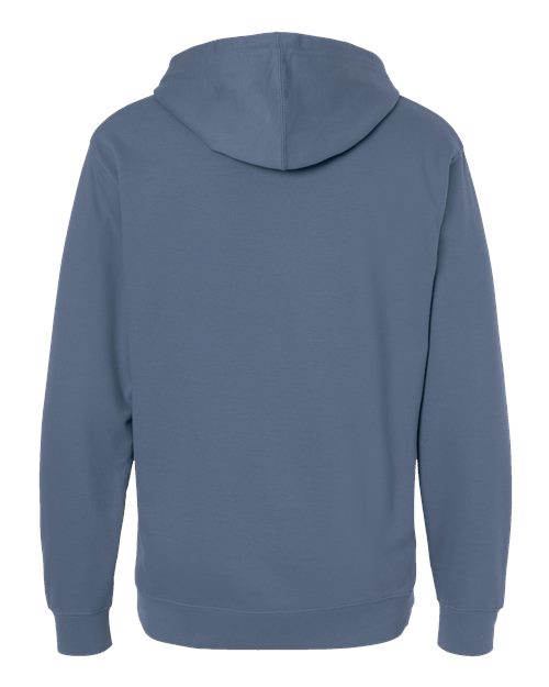 Unisex Midweight Hooded Sweatshirt - Storm Blue Back