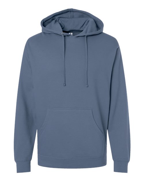 Unisex Midweight Hooded Sweatshirt - Storm Blue Front