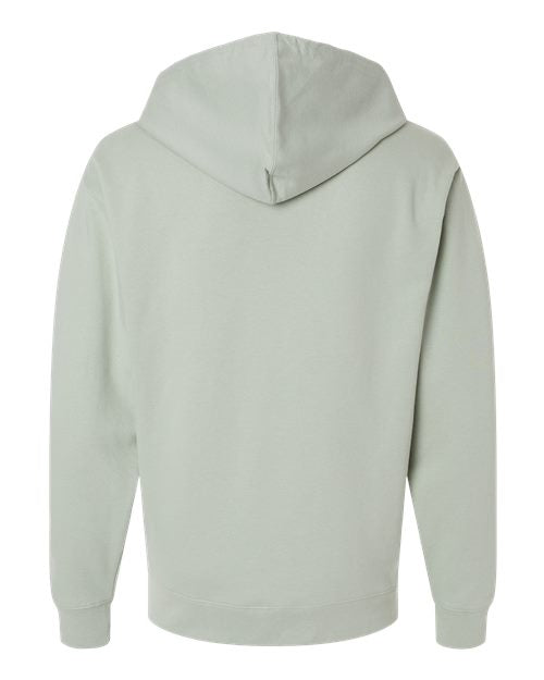 Unisex Midweight Hooded Sweatshirt - Dusty Sage Back