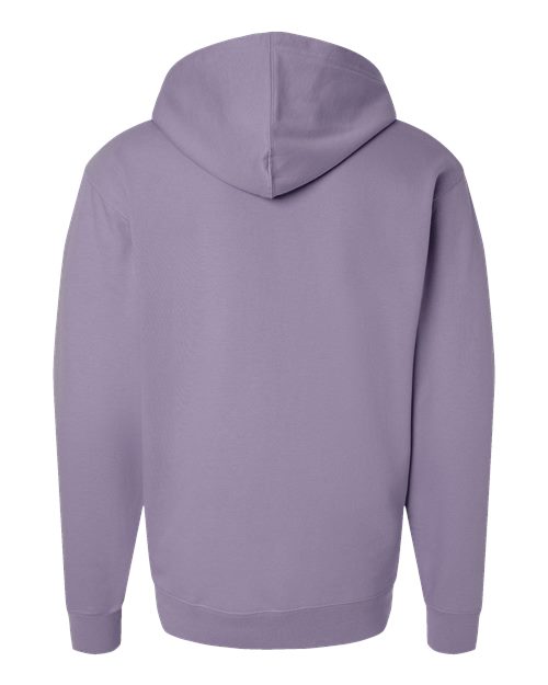 Unisex Midweight Hooded Sweatshirt - Plum Back