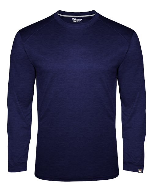 Men's FitFlex Performance Long Sleeve T-Shirt - Navy Front