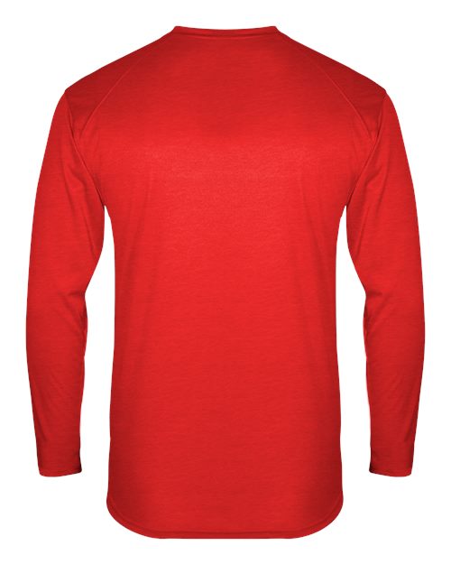 Men's FitFlex Performance Long Sleeve T-Shirt - Red Back