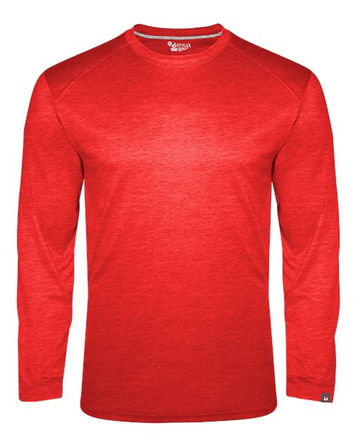 Men's FitFlex Performance Long Sleeve T-Shirt - Red Front