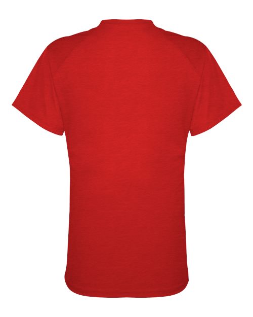 Women's FitFlex Performance V-Neck T-Shirt - Red Back