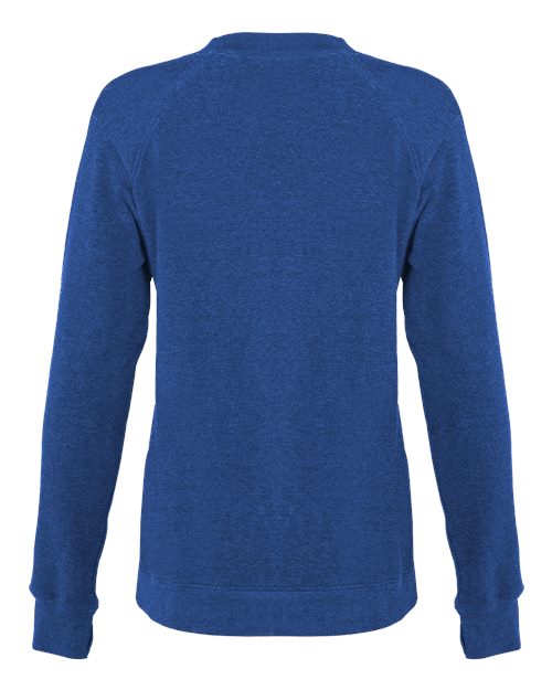 Women's FitFlex French Terry Crewneck Sweatshirt - Royal Back