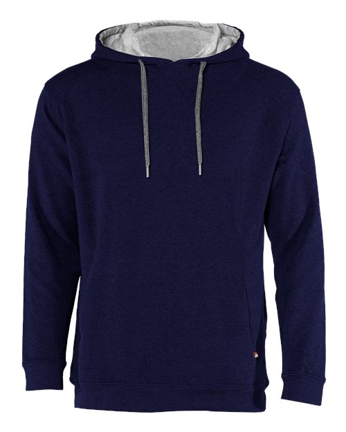 Men's FitFlex French Terry Hooded Sweatshirt - Navy Front